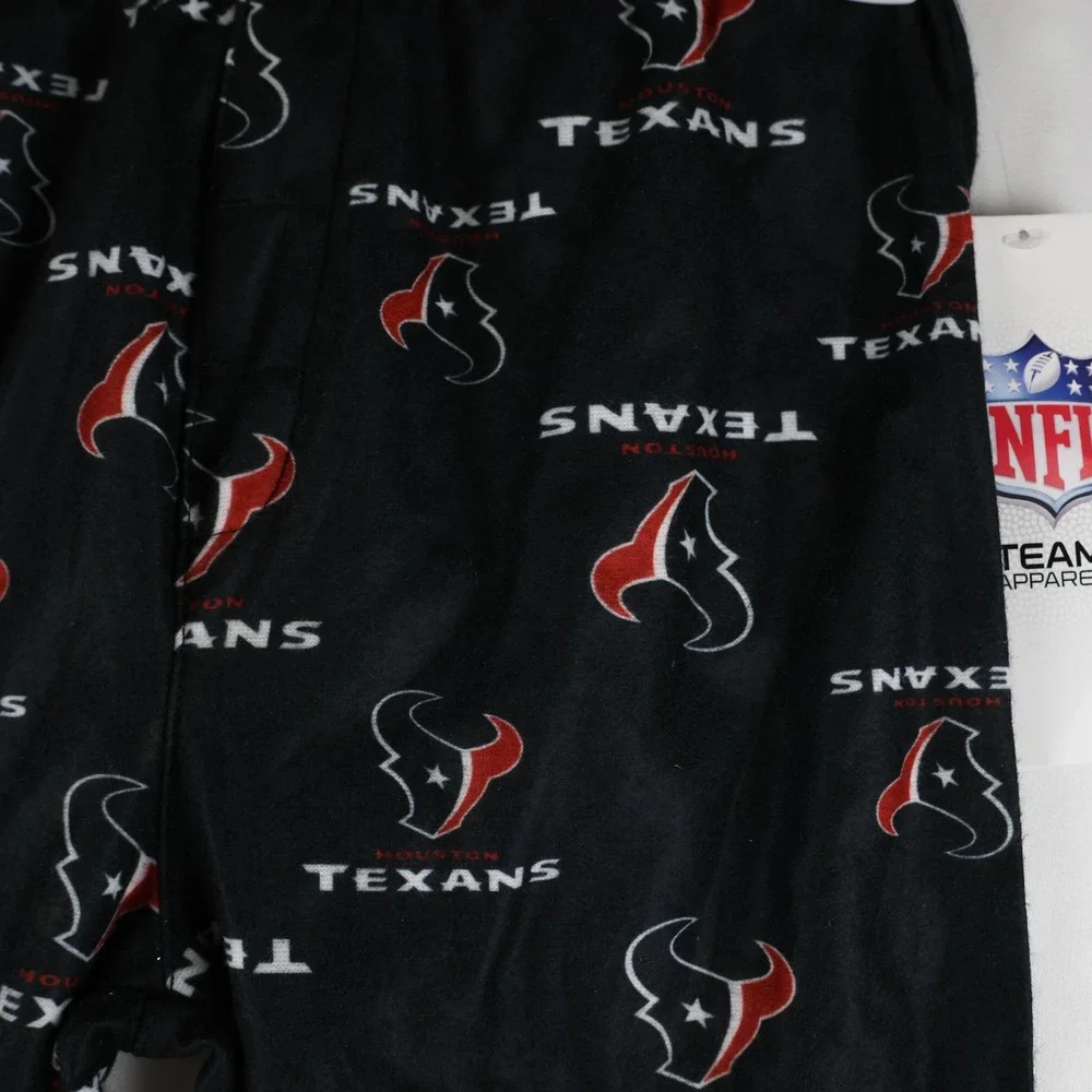 Houston Texans Boys Pajama Pants XS 4/5 Youth Black NFL Football Team‎ Apparel
